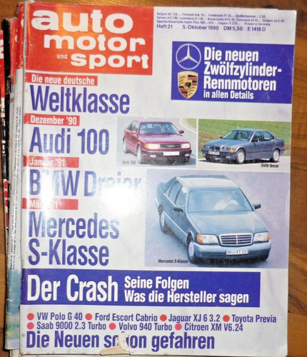 Auto motor sport 1990 - auto,