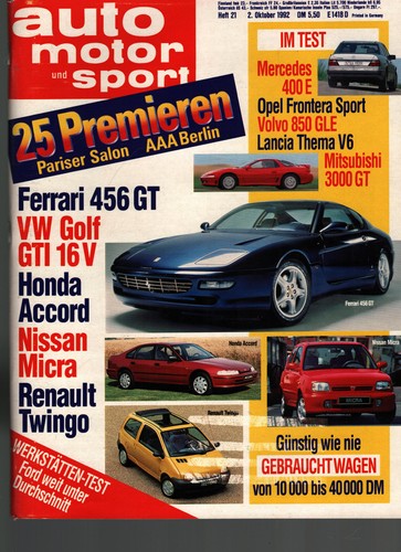 Zeitschrift auto motor und - zeitschrift,