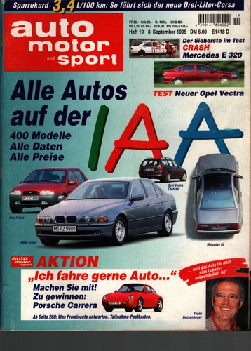 Zeitschrift auto motor und - auto,