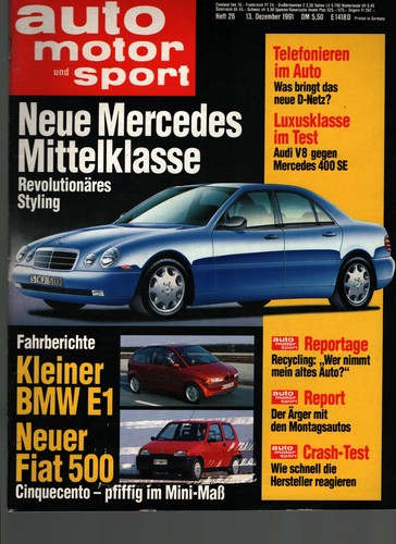 Zeitschrift auto motor und - auto,