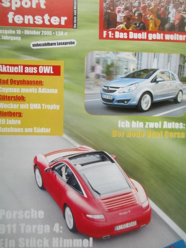 Auto sport fenster 2006 - auto, 10/2006