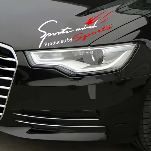 Auto aufkleber produced - produced, by