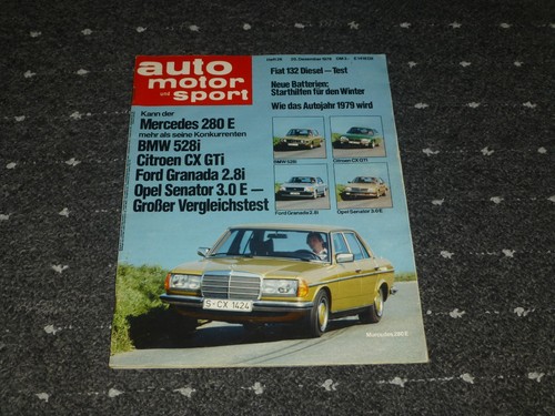 Auto motor sport 1978 fiat - sport, 132