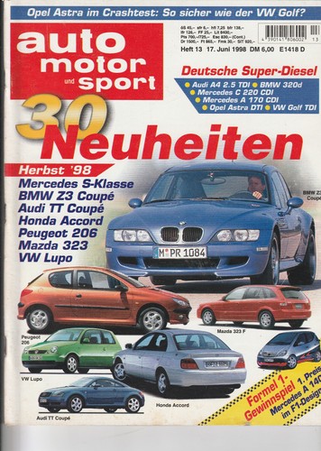 Auto motor sport 1998 - motor,