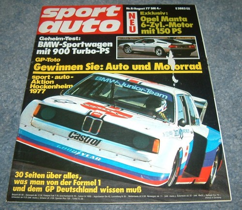 Sport auto 1977 pokal vw - sport, 8/1977