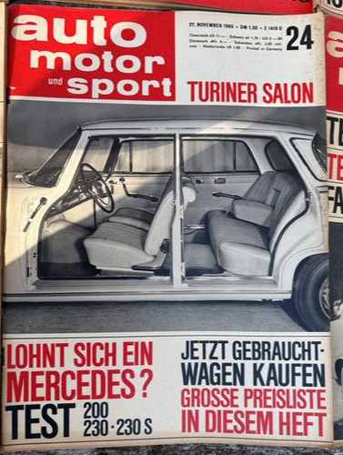 Auto motor sport jahrgang - auto,