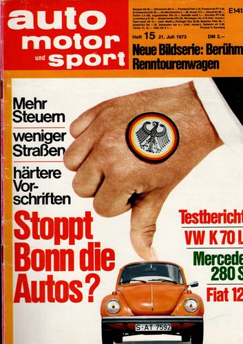 Auto motor sport heft - 15, juli