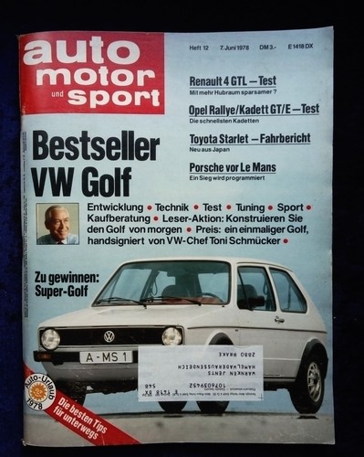 Auto motor sport ams 1978 - motor,