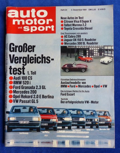 Auto motor sport heft 1981 - auto,