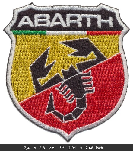 Abarth aufnäher patch - abarth,