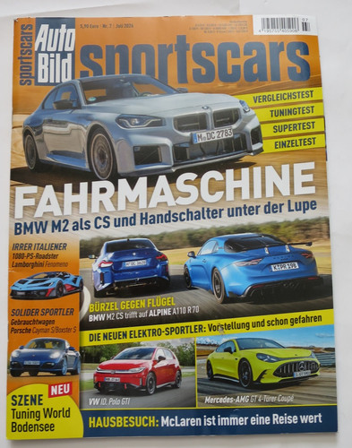 Autobild sportscars heft - sportscars,