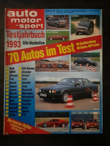 Auto motor sport 1993 - auto,