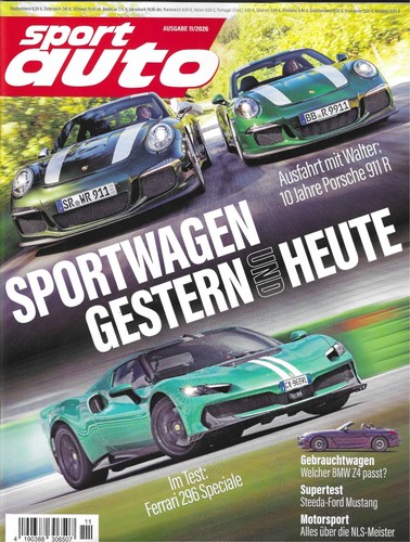 Sport auto ausgabe 2026 - auto, 11/2026