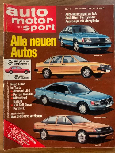 Auto motor und sport heft - motor, nr