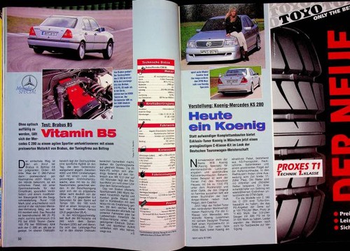 Sport auto 1995 mercedes c - sport,