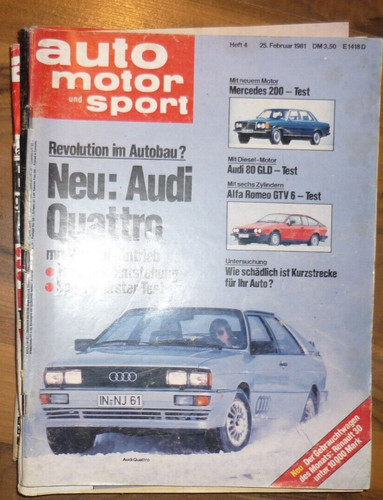 Auto motor sport - motor, audi