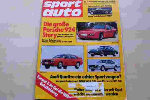 Sport auto 1981 audi - sport,