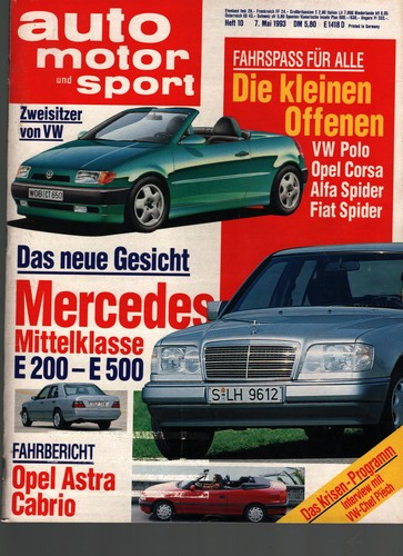 Zeitschrift auto motor und - motor,