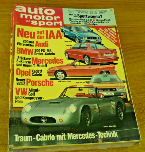 Auto motor sport - auto, 1985