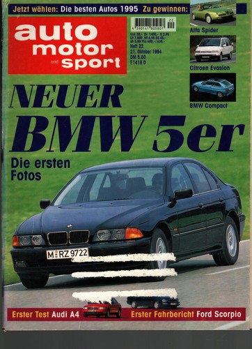 Zeitschrift auto motor - motor, und