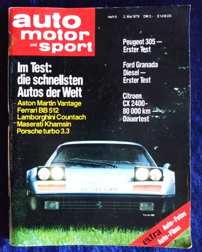 Auto motor sport ams 1978 - sport,