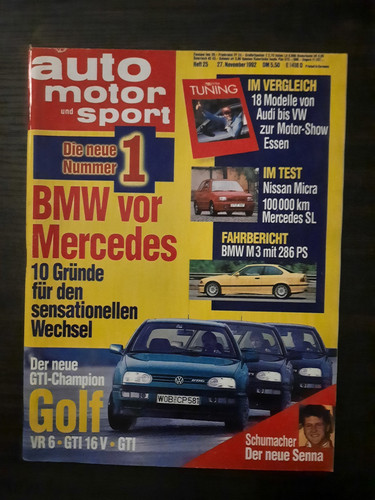 Auto motor sport 1992 - auto,